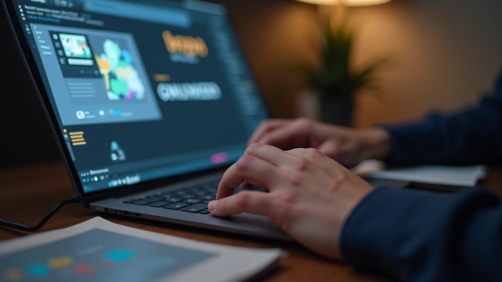 Designer trabalhando em projeto de animação web com ferramentas de design modernas